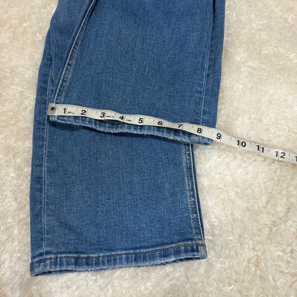 Flying Monkey Jeans Distressed High Rise Medium Wash Straight Leg Size 29 X 32 - Picture 8 of 11